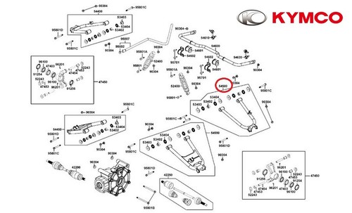 Neu oem kymco sospensione - oem,