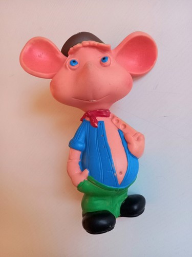 Topo gigio pupazzo - topo, gomma