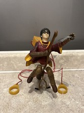 Harry Potter Action Figure Mattel 2002 con Scopa E Boccino D’oro