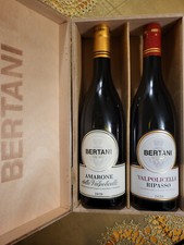 Vino Bertani Amarone e Ripasso Valpolicella confezione regalo in legno