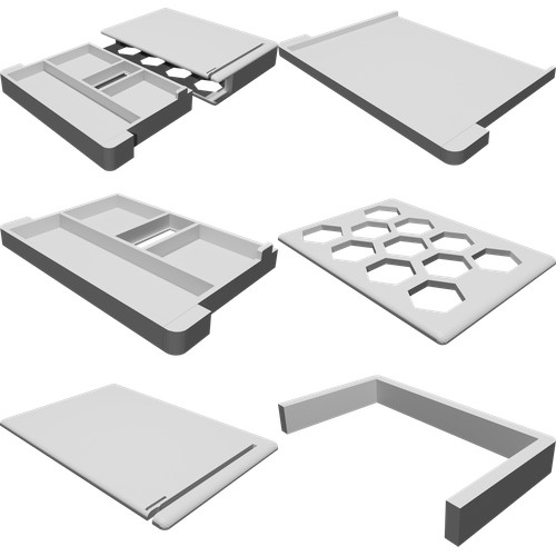 Portafoglio box con spazio - con,
