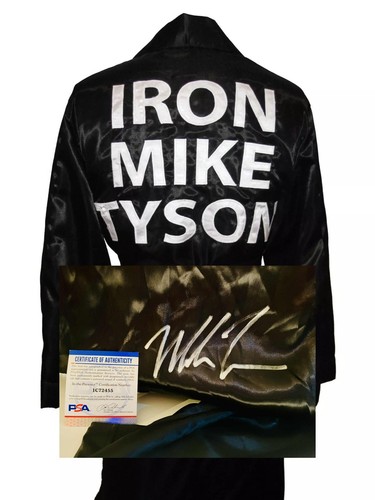 Mike tyson signed black - tyson,