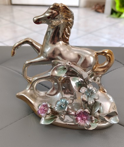 Statuina vintage cavallo - statuina,