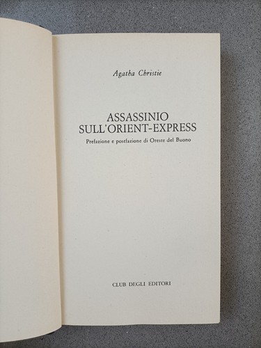 Agatha christie assassinio - -,