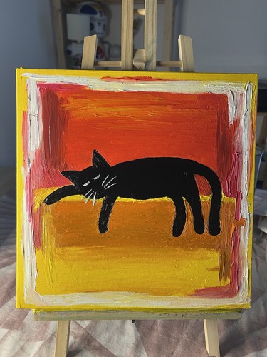 Quadro dipinto mano olio su - quadro,