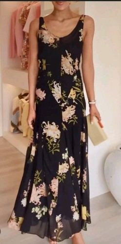 Maxi abito zara nero pesca - abito,