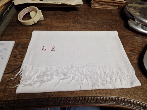 Asciugamani lino bianco