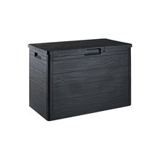 BAULE DA ESTERNO 160 LT EFFETTO LEGNO 77,5X44,5X H53 CM