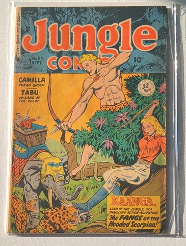 Jungle comics 117 - comics, settembre