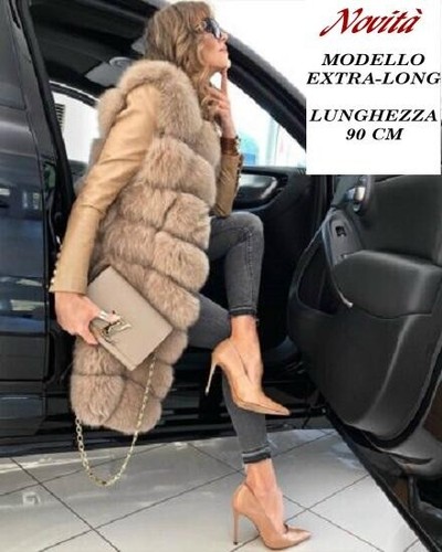 Donna gilet pelliccia - donna, vera