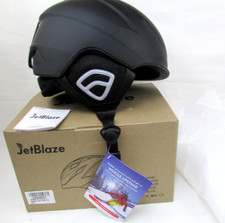 Casco JetBlaze Jet Blaze neve sci snowboard nero opaco taglia donna media