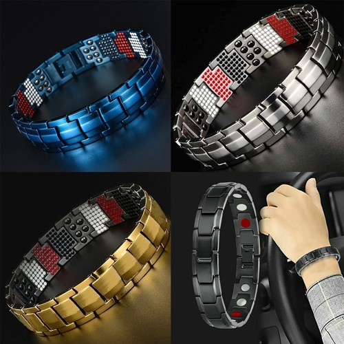 Bracciali magnetici acciaio