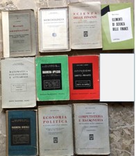 lotto 10 libri Ragioneria anni 50