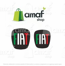 Logo fiat ADESIVO Italia, Anteriore E Posteriore Per Fregi Grande Punto e Panda