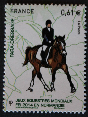 Timbre france para - -, para-dressage