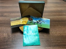 ORIGINALE ROLEX DATEJUST BOX 1994/5 MANUALI E CARTELLINO DA APPENDERE MAIT5