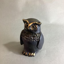 Scultura ceramica gufo firmata