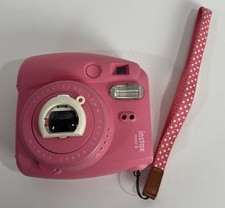 Fuji Instax Mini 9 Fujifilm fotocamera pellicola istantanea rosa fenicottero - si accende senza pellicola