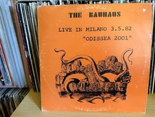 BAUHAUS LIVE IN MILANO 3/5/82 RARE PINK VINYL LTD.ED. LP RECORD