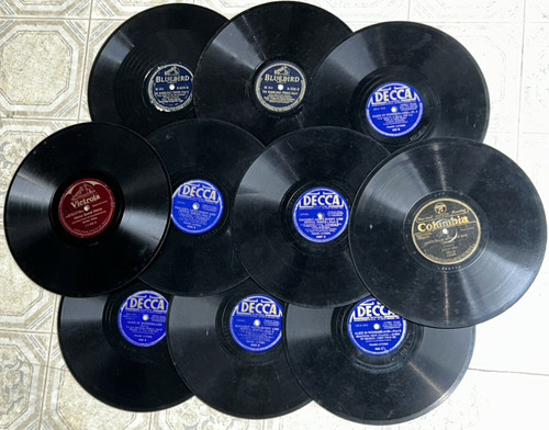 Lot vintage inch 78 - lot, 10