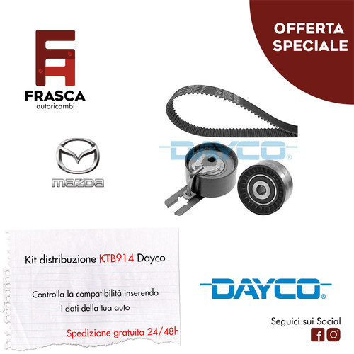 Kit distribuzione dayco mazda - distribuzione,
