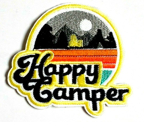 Happy camper patch - happy,