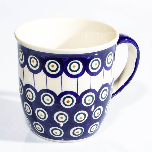 Tazza pavone ceramica