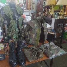 Original U S-Equipaggiamento AIRBORNE-PARACADUTISTA-MIMETICA+ANTISCHEGGE+ANFIBI+