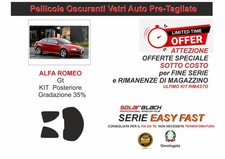 PELLICOLE OSCURANTI VETRI AUTO ALFA  Gt Kit  POSTERIORE  35% E F OFFERTA