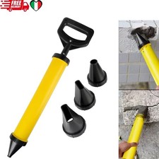 Pompa Pistola Manuale per Malta-Stucco STUCCATURA Calce Cemento Colla +4 Ugelli