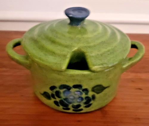 Country small crock verde - crock, e