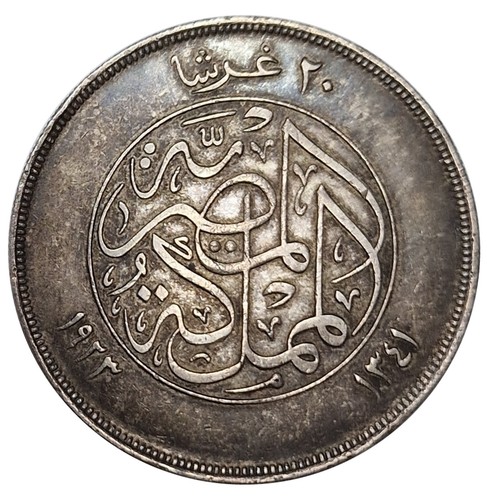 Egitto 20 piastre - (fuad, i)