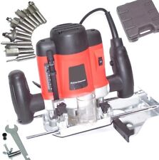 55692 Fresatrice verticale 1300W fresa legno pantografo kit 12 frese set