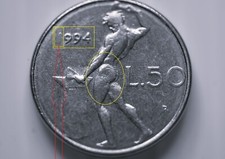 50 LIRE 1994 VULCANO 2°TIPO