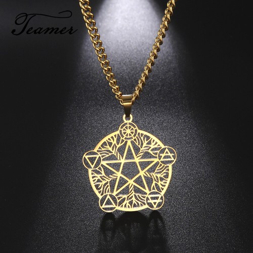 Collana ciondolo pentagramma - ciondolo,