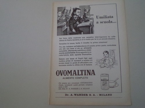Advertising pubblicità 1954 - advertising,