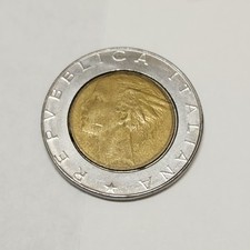 1990 Italy 500 Lire
