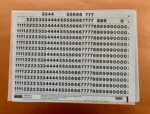 Letraset 1289 helvetica - 1289, helvetica(?)