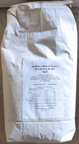 Semola rimacinata grano - rimacinata, di
