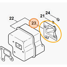 STIHL COPERCHIO SILENZIATORE
