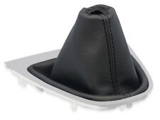 PER TOYOTA VERSO 2009-2013 CUFFIA LEVA CAMBIO PELLE e CUCITURE NERO