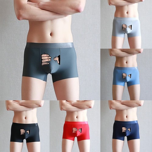 Boxer grigio scuro divertente