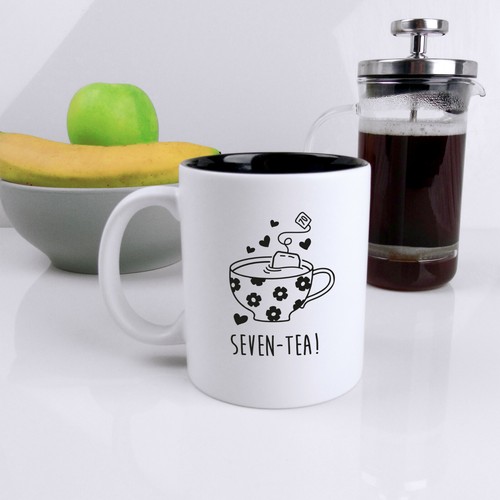 Tazza caffè incisa - , nera