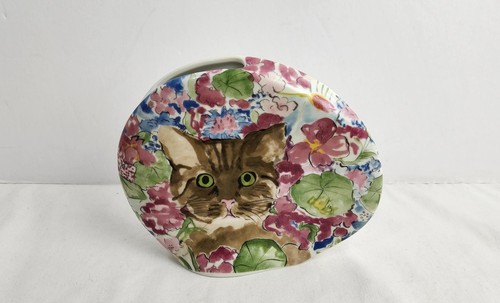 Vaso gatto porcellana