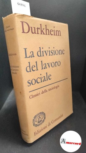 Emile durkheim divisione - emile,