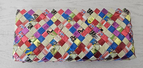 Borsa retrò pochette gomma