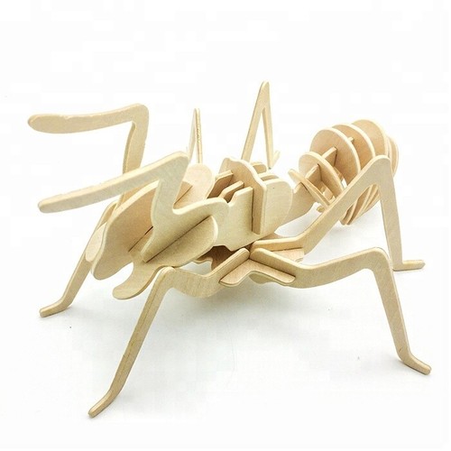 Puzzle formiche legno - 3d,