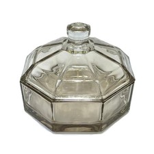 Scatola portaconfetti Ottagonale in vetro TORTORA 12x10 cm BOMBONIERA 1AI8