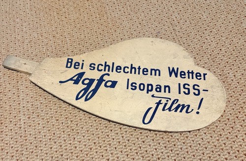 Insegna pubblicitaria agfa - fa.,