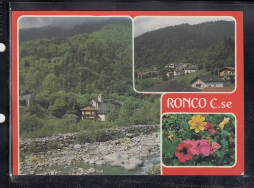 Cartolina ronco canavese - ronco,